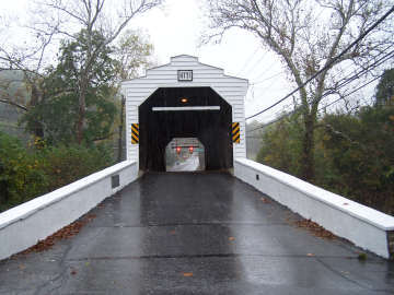 Gibson-Hamony Hill Bridge. Photo by David Guay, October, 2007